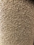 Oxford dark beige 4m x 4 m (13ftx13ft) loop pile polypropylene hessian Back