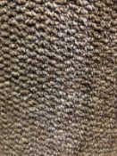 Mars brown 8m x 4m (26ft2in x 13ft) loop pile polypropylene feltback