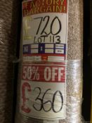 Campa 333 6m x4m (19ft6in x 13ft)loop pile polypropylene feltback