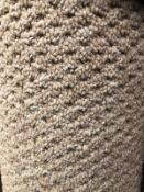 Sweet home beige 4m x 4m (13ft x 13ft ) loop pile polypropylene hessian back