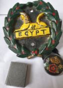 Vintage Car Emblem And Other Items