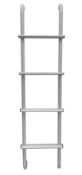 4 X 1290Mm X 250Mm Universal Aluminium Rear Roof Ladder (Zziearl)
