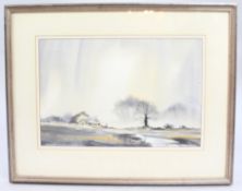 David Bellamy Misty Morning Watercolour