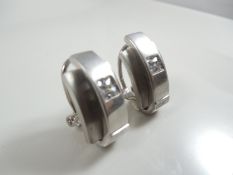 Silver earrings