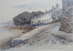 Dorothy Bruce. Ferry Row, Fairlie. Signed Watercolour Painting