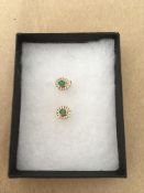 Emerald earrings