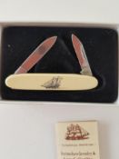 Scrimshaw Penknife
