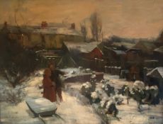 John Rennie Mackenzie Houston Scottish artist original signed oil painting 