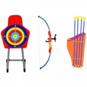 (LF62) Kids Toy Bow & Arrow Archery Target Set Outdoor Garden Game The archery set is perf...