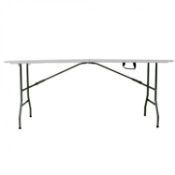 (LF236) 6ft 1.8m Folding Heavy Duty Catering Outdoor Trestle Party Garden Table The foldin...