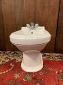 VILLEROY & BOCH BIDET BASIN WITH CHROME BALL LUXURY FAUCET TAPS BY JEAN-CLAUDE DELEPINE