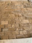 100 x Noce Marble Splitface Mosaic 2.3x4.8cm