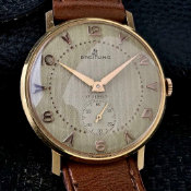 Breitling Vintage 18k Gold Plated Men's watch from 1960's
