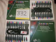 4 Boxes x 20 Christmas Lights