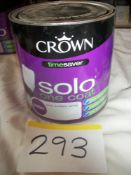 Crown Solo Satin Brilliant White 2.5ltr