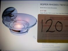 Roper Rhodes Lincoln Glass Soap Dish & Holder