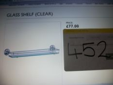 Roper Rhodes Traditional Glass Shelf