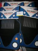 6 x Halford Set of 4 Car Mats