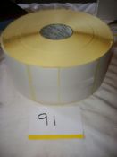 A Roll of 6000 Stickers