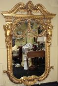 Superb Pair of Ornate Hand Carved Gilt Mirrors