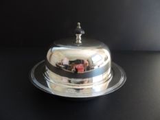 Antique Art Deco Silver Plated Muffin Dish/Warmer