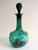 Vintage Hand Painted Decanter