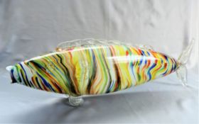 Large Murano Glass Fish 57cm Long