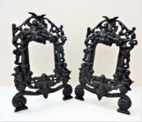 Antique Ornate French Bronze Picture Frames 'A Dyrenne Paris 1882'