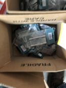 BOX OF LARGE HINGES