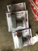 5 X KONIG TWIN LNBS UNIVERSAL