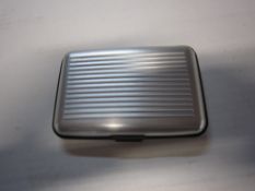 500 pcs Silver Mini Card / Wallet holder - sleek modern Titanium style design with rigid body - har