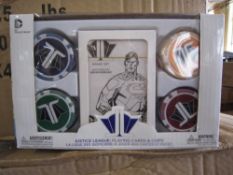 500 pcs Brand new Sealed Marvel Poker Chip and Playing Card Gift Set - Brand new - original RRP £9.9