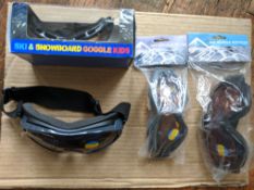 500pcs - Assorted Style and design Ski Goggles - assorted packaging / loose / poly bag - brand new -