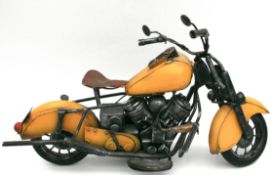 Vintage Metal Model Motor Bike