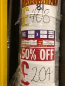 Turbo Grey 4Mx 3.4M (13Ft X 11Ft ) Polypropylene Loopcontract Hessian Back