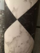 Black And White Diamond Cushion Floor 3.5M X 3M (11Ft4In X 9Ft9In