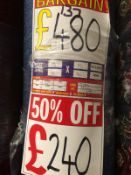 Turbo Navy 4M X 4M (13Ftx13Ft) Polypropylene Loop Pile Feltback