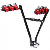 (RL104) Universal 3 Bike Bicycle Tow Bar Car Mount Rack Stand Carrier The universal bike rac...