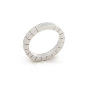 Cartier 18k White Gold Lanieres Band Ring