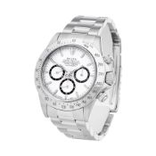 Rolex Daytona  16520 Men Stainless Steel Zenith Chronograph Watch
