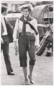 Royalty Princess of Wales, Princess Diana Official Press Photograph Princess Diana at Windsor Polo o
