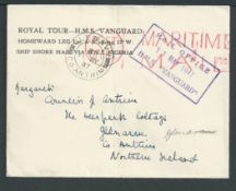 G.B. - Royalty / South Africa 1947 Stampless cover with printed heading 