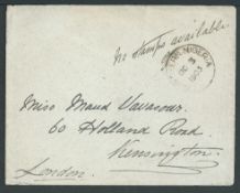 Northern Nigeria 1903 Entire to London with manuscript 