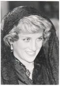 Royalty Princess of Wales, Princess Diana Official Press Photograph Princess of Wales attending the
