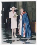 Royalty Princess of Wales, Princess Diana Official Press Photograph Princess Diana attending NCH Ann