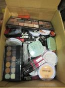 Circa. 200 items of various new make up acadamy make up to include: elysium eyshadow palette, c...