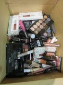 Circa. 200 items of various new make up acadamy make up to include: enchanted 5 silk eye shadow...