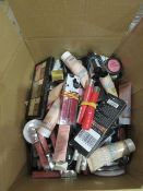 Circa. 200 items of various new make up acadamy make up to include: power brow long wear sculpt...