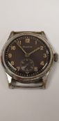 WW2 Era German Military Watch By Helvetia