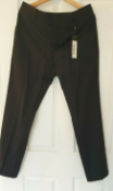 Calvin Klein Fitted Pants Grey 34W / 32L - Rrp £119